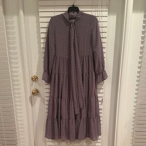 Dainty Jewells Lavender Long Sleeve Dress